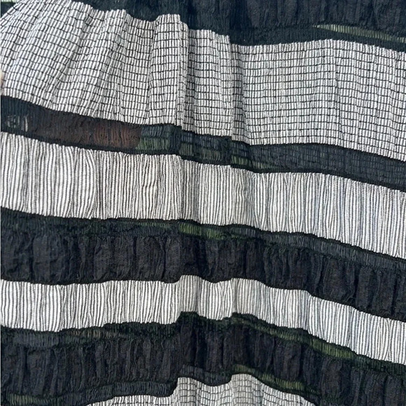 ⭐️NWOT⭐️ Hunter Bell NYC- Matthews Dress Black Stripe size S - Picture 9 of 10